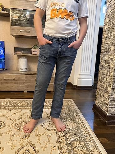 жынсы оптом: Джинсы для подростка/ на размер M-Lна рост 6шт отдаем за2500 — 4