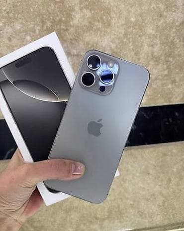 se 44: IPhone 16 Pro Max, Новый, 256 ГБ, Natural Titanium, Коробка, 90 % — 2