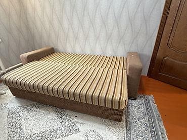 спальныи мешок: Комплект мягкой мебели, Б/у, Самовывоз, Платная доставка, цвет - Коричневый — 4