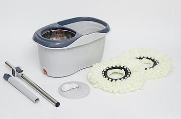 Комплект швабры с ведром и центрифугой (spin mop) - Ведро с at lalafo.kg Комплект швабры с ведром и центрифугой (spin mop) - Ведро с