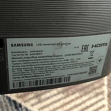 Мониторы: Монитор Samsung 24" LED — модель S24F354FHI (код модели — 2