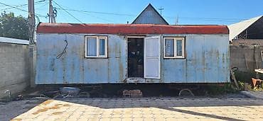 Вагоны: Передвижная строительная бытовка/вагончик на шасси. - Металлический — 1