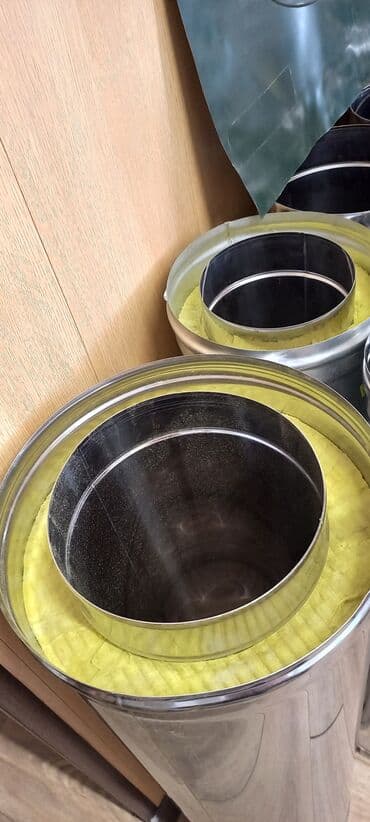 паровое отопления: Сэндвичи дымоходы. Для угольных и газовых котлов.Непрогораемая 430 — 4