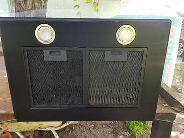 Техника жана электроника: Комплект встраиваемой кухонной техники: 1) Купольная кухонная вытяжка — 2