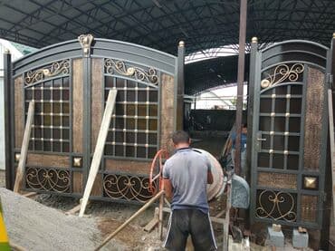 ремонт откатных ворот: Сварка варота — 3