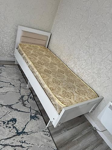 продаю набор инструментов: Односпальная кровать, С матрасом, длина - 190 см — 2