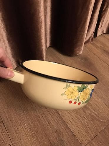 Советский новый дуршлаг, эмалированный, плотный добротный и — 8