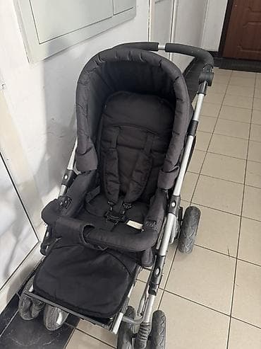 Коляски: Коляска, Другой бренд, цвет - Черный, Б/у, Самовывоз — 2