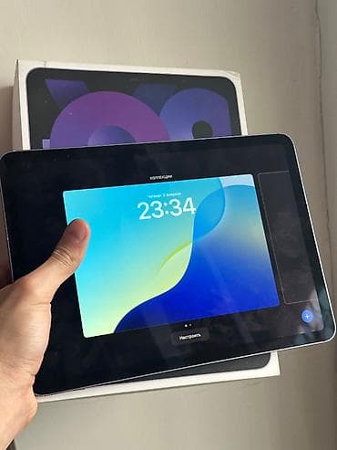 ipad apple: Планшет, Apple, память 256 ГБ, Б/у, Классический цвет - Фиолетовый — 6