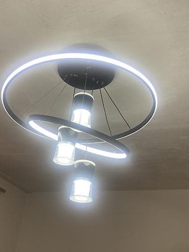 Люстралар: Потолочный светильник с подвесами и LED‑подсветкой - Тип: современная — 3