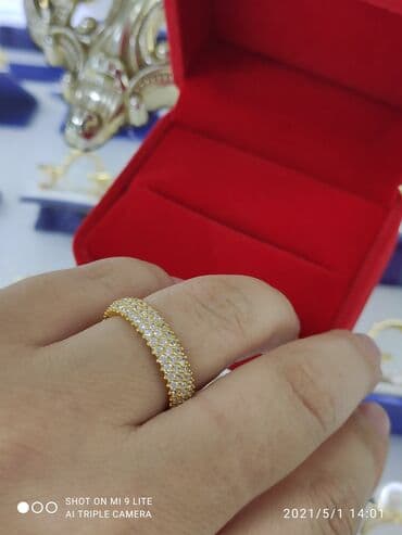 свадебные платья для покрытых: Италия Эксклюзив Серебро 925 пробы Напыление желтое золото Камни — 3