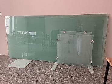 Закаленное стекло 220×100 см | Стеклянные перегородки | 4 шт. Продам
