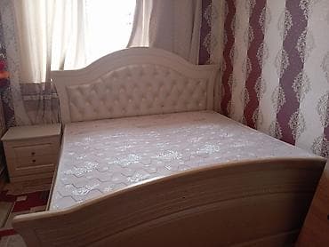 Двуспальная кровать, Новый, С матрасом, длина - 2 см