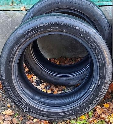 50: Шины 235 / 50 / R 18, Лето, Б/у, Пара, Легковые, Чехия, Continental — 1