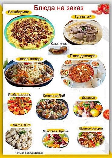 Талап кылынат Ашпозчу Улуттук ашкана, 3-5 жылдык тажрыйба