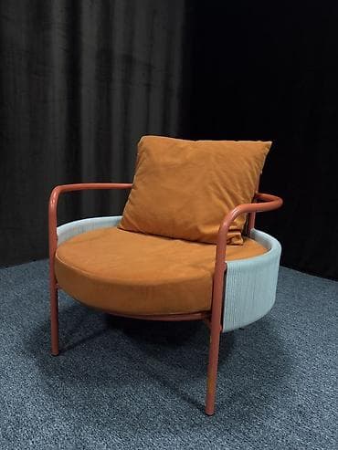 sofa bed: Кресло дизайнерское, круглое сиденье - Компактное кресло с круглой — 1