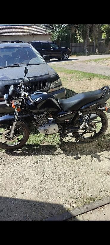 мото 300: Классический мотоцикл Suzuki, 125 куб. см, Бензин, Взрослый, Б/у — 1