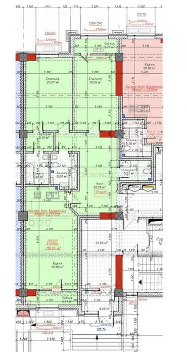 3 комнаты, 118 м², Элитка, 1 этаж, ПСО (под самоотделку) — 4