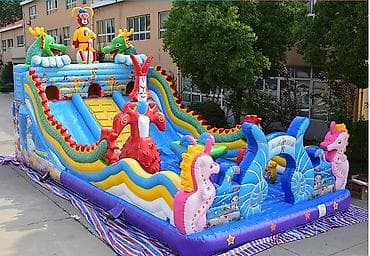 Надувной батут+насос! На заказ из Китая! В наличии нет! Коммерческий