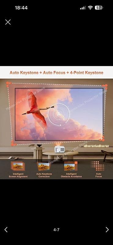 hdmi switch: Проектор FLIXTONE d9w ultra для домашнего кинотеатра - Нативное — 3