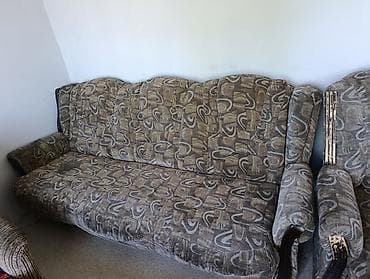 модульные диваны: Комплект мягкой мебели, цвет - Коричневый — 4