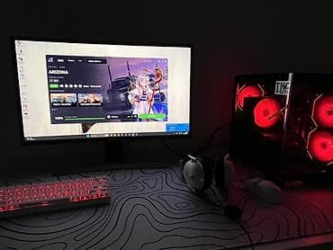 игровые компютер: Игровой ПК с подсветкой Комплект:периферия-стол Характеристики: - — 3