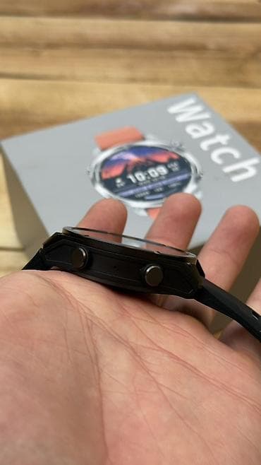 nokia e52: Смарт-часы HD300, 47 мм - Круглый AMOLED‑дисплей (яркий — 5