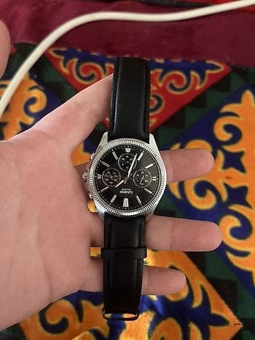 casio edifice: CASIO мужские наручные часы с классическим дизайном - Круглый корпус — 2