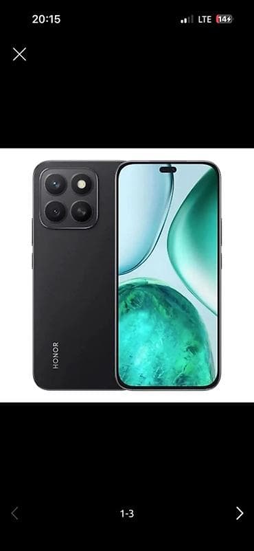 pixel 9a: Honor X7c, Б/у, 256 ГБ, цвет - Черный, 2 SIM — 1