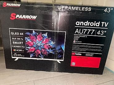Sparrow AU777 — 43" Android TV, безрамочный дизайн. Основные — 1