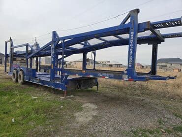 передвижной дом: Прицеп, Lohr, Автовоз, 10 т, Б/у — 1