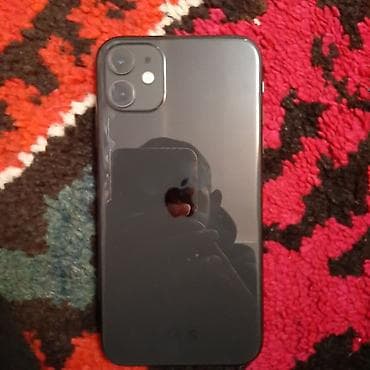 apple watch 4 бишкек: IPhone 11, Колдонулган, 64 ГБ, Кара, 82 % — 2