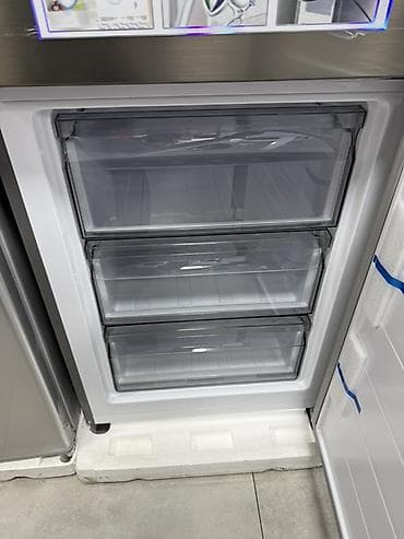 point: Холодильник двухкамерный с нижней морозильной камерой, нержавеющая — 3