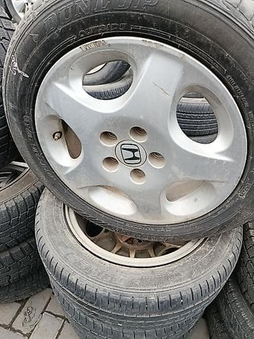 хонда диска: Колеса в сборе 205 / 55 / R 16, Лето, Б/у, Комплект, Легковые, Литые, отверстий - 5 — 1