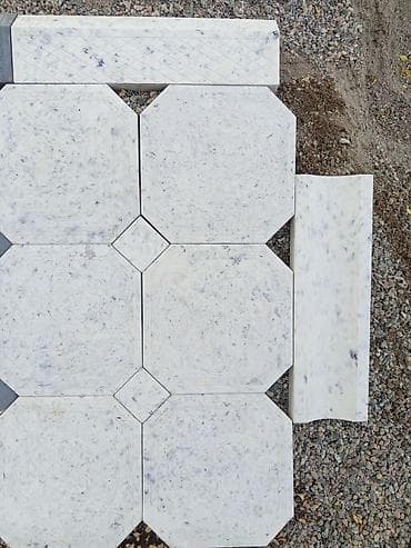 битоные: Тротуарная плитка с декоративным рисунком и вставками - Материал — 5