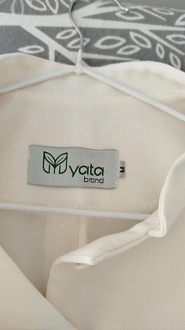 пиджак для девочки: Женская блуза-жакет Yata Brand, размер M - Цвет: молочный (айвори) - — 3