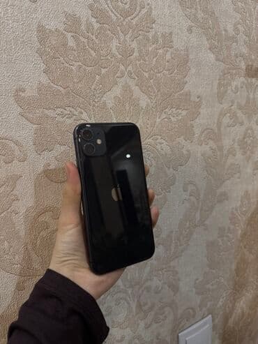 Аудиотехника: IPhone 11, Б/у, 128 ГБ, Черный, Зарядное устройство, Чехол, 71 % — 7