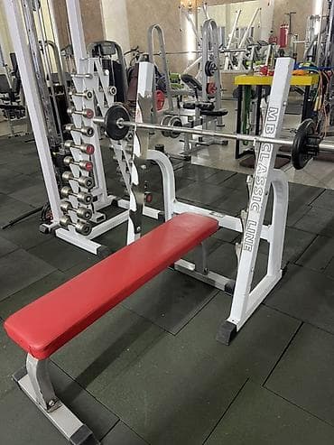 велотренажеры бишкек: Скамья для жима штанги (горизонтальная) с держателями грифа - — 2