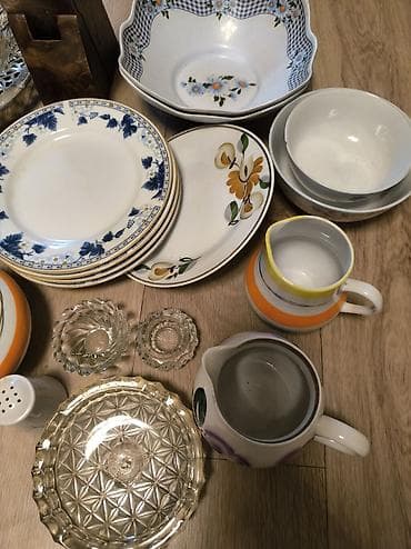 dinner table: Набор разнородной посуды за всё 350 сом — 4