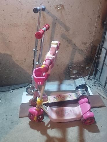 санки с колесами: Продаю детский санки советские (2000сом) Детскую машинку — 9