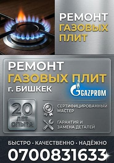 стекло газовой плиты: Ремонт газовых плит в г. Бишкек - Сертифицированный мастер (допуск к — 1