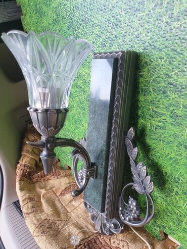 бра на стену: Хрустальный Светильник Бра Винтажный. Анодированное льтьё со вставкой — 3