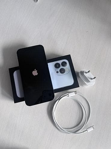 Мобильные телефоны и аксессуары: IPhone 13 Pro, Б/у, 128 ГБ, Sierra Blue, Зарядное устройство, Кабель, Коробка, 78 % — 1