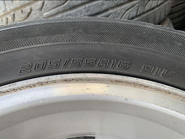 колеса dunlop: Шины 205 / 55 / R 16, Лето, Б/у, Комплект, Легковые, Япония, DUNLOP — 3