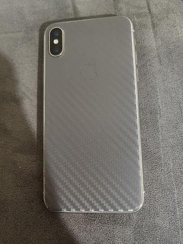IPhone X, Б/у, 256 ГБ, Белый, Чехол, 100 %