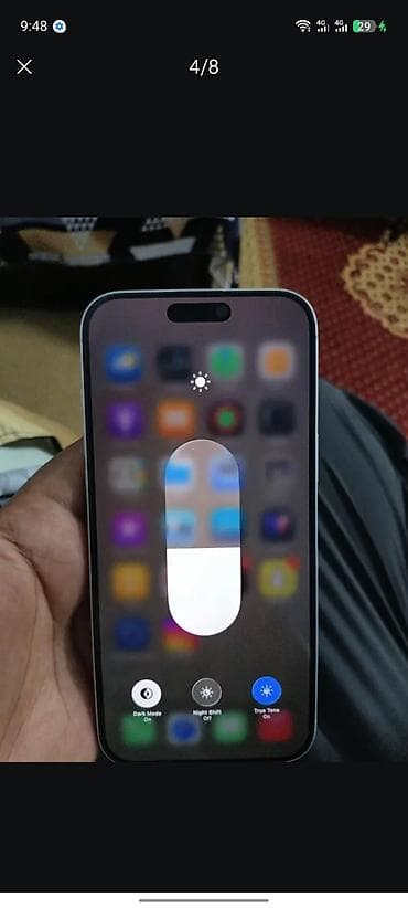 ipon: IPhone 17 pro max 256 silver 🥈 sim plus esim. Всего 5 циклов — 8
