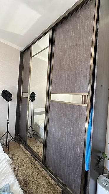 Шкафы: Шкаф купе, С зеркалом, ЛДСП — 1