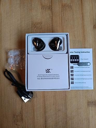 xiaomi buds: Проводные вакуумные наушники, Knowledge Zenith, Б/у, цвет - Черный — 1