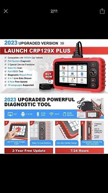 thinkdiag 2: Автосканер Launch CRP129X Plus (версия 2023) - Полнодиагностический — 1