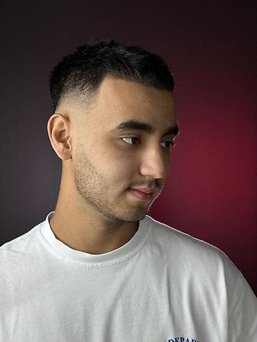 каббан: Мужские стрижки за 149 сом!!! Стригут стажеры практиканты👍 - — 4